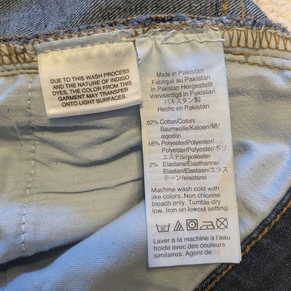 J. Crew High Rise Skinny Jeans Dark Wash Button Fly Stretch Size 28 - Picture 7 of 9